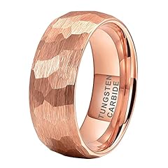 8mm Rose Gold Tungsten