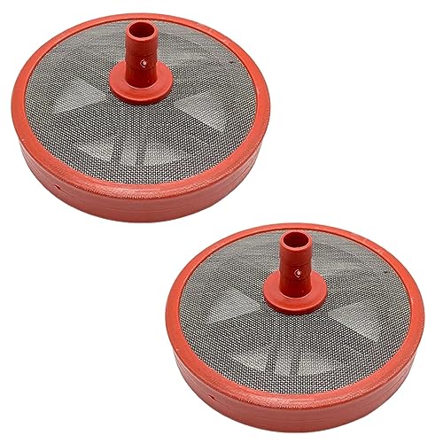 Krovat ストレーナー 動力 噴霧器 異物除去 高圧洗浄機 円盤 動力 動噴 パーツ 給水 ステンレス メッシュ 樹脂 120mm タケノコ 14mm 2個