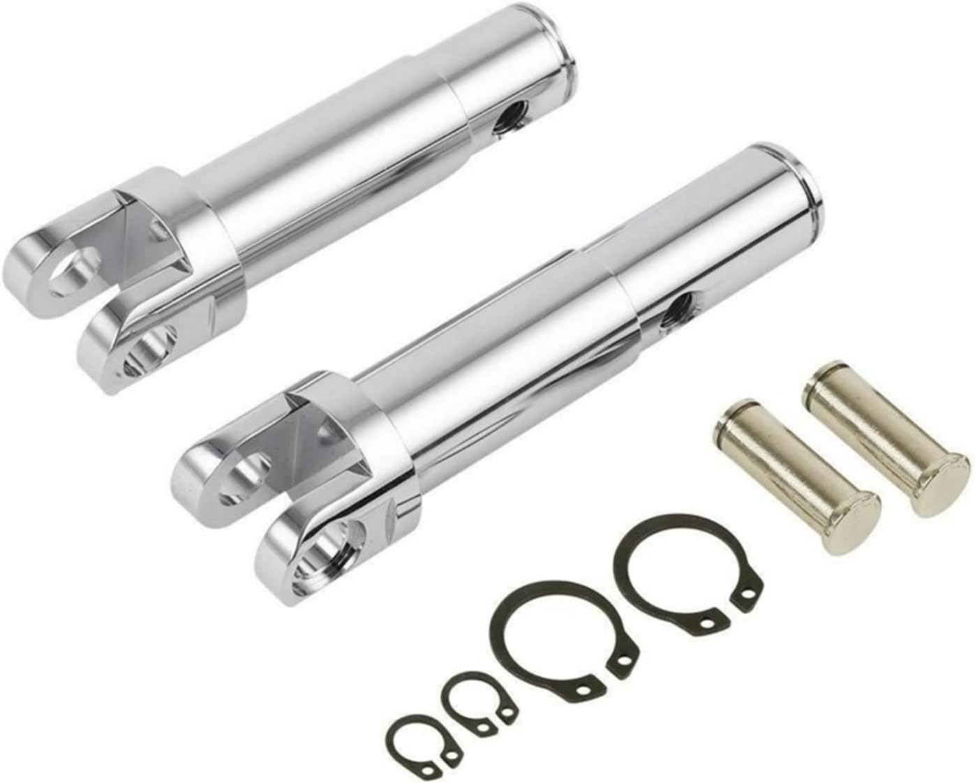 Motorcycle Forward Control Conversion Kits Compatible with Harley Sportster 1200 2011-2019 Chrome/Black(Black)