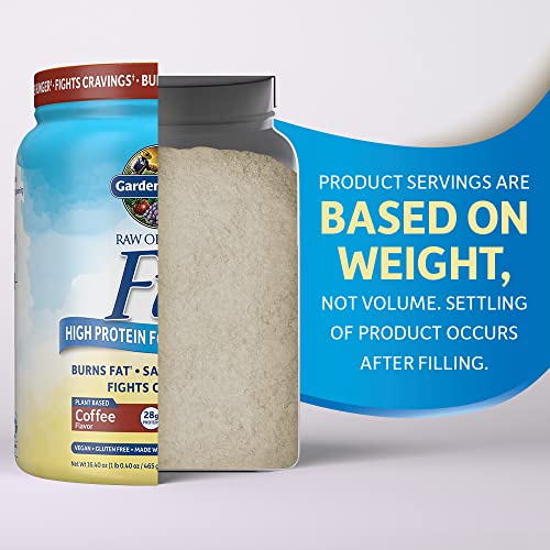 Garden Of Life Raw Organic Fit Vegan Protein Powder Coffee, 28G Plant Based Protein For Weight Loss, Pea Protein, Fiber, Probiotics, Dairy Free Nutritional Shake For Women And Men, 10 Servings #TOP3