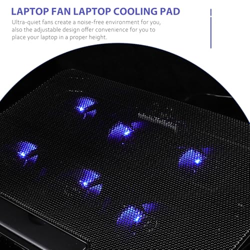 Base para Laptop con 6 Ventiladores y Altura Ajustable miniatura 7
