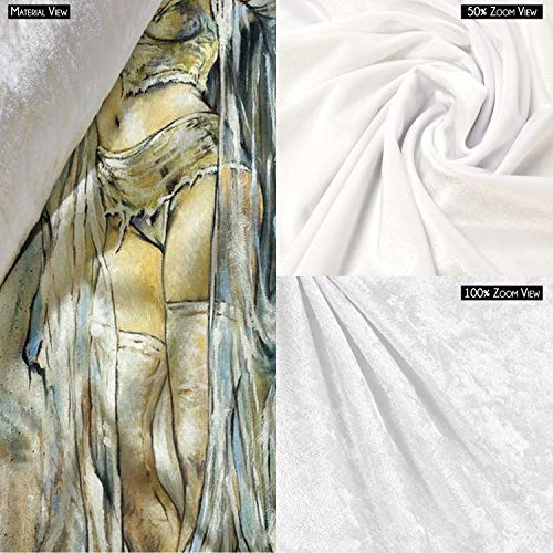 Image of ArtzFolio The Girl Vampire Velvet Fabric Painting Tapestry | Scroll Art Hanging 24 x 33.9 inch (61 x 86 cms)