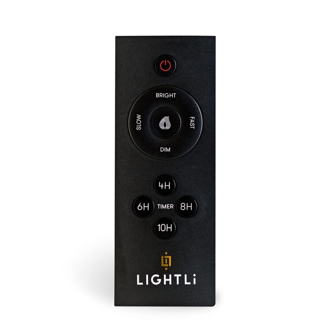 LightLi By Luminara LED Remote Control. LED Light Remote. Ideal For Battery Operated Candles & Flameless Candles. Remote Control Lights Control. Wireless LED Remote- With Speed & Brightness Settings.