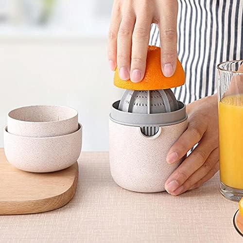 Manual Lemon Juicer Mini Fruit Hand Citrus Squeezer Capacity Machine Tool(Beige)