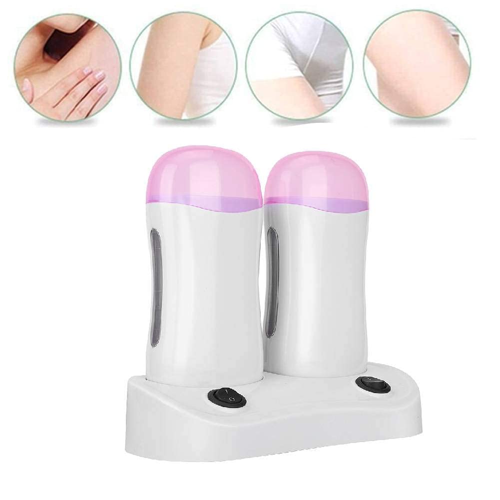 Scaldacera per cartucce di cera, doppia cartuccia cera, macchina di depilazione per corpo, di depilazione professionale con applicazione