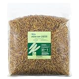 LIWII 5LB Dried Black Soldier Fly Larvae for Chickens, Reptiles & Birds
