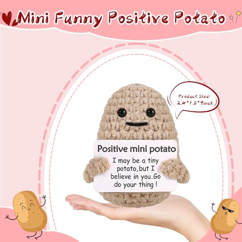 Muñeco crochet papa positiva para mujer y hombre miniatura 2