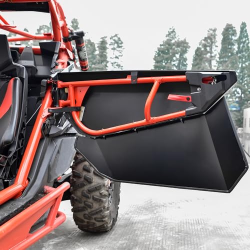 SAUTVS Aluminum Lower Door Panels for Can Am Maverick X3 Max, Aluminum Lower Half Door Inserts for Can-Am Maverick X3 Max XRS XDS 2017-2024 Accessories(4 Doors, Front & Rear)