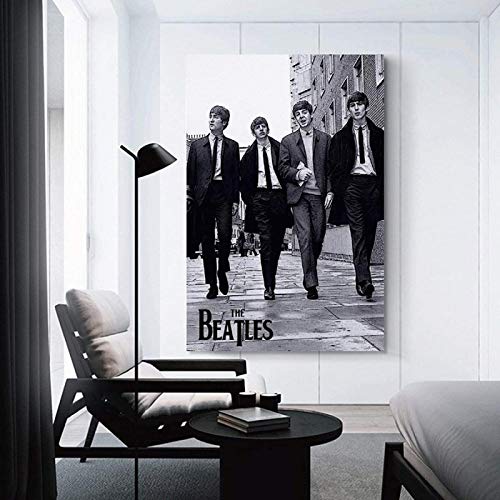 Impression sur Toile 30x50cm sans Cadre The Beatles Forever Affiche et Mur Art Photo Impression Moderne Famille Chambre… - Les Beatles, Paul McCartney, John Lennon, RIngo Starr, George Harrison Impression sur Toile 30x50cm sans Cadre The Beatles Forever Affiche et Mur Art Photo Impression Moderne Famille Chambre… – Image 3