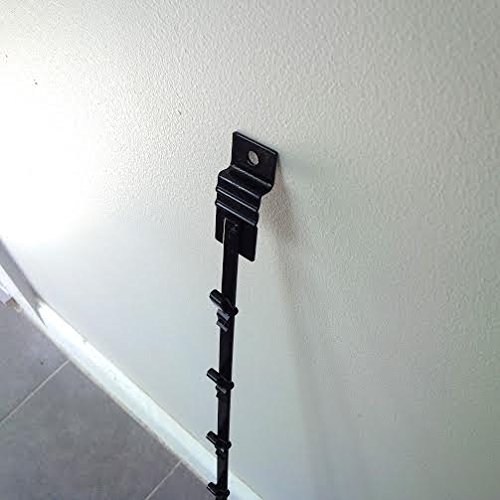 Single Strip Slatwall Mount Clipper Display In Black - Lot Of 3 #TOP3