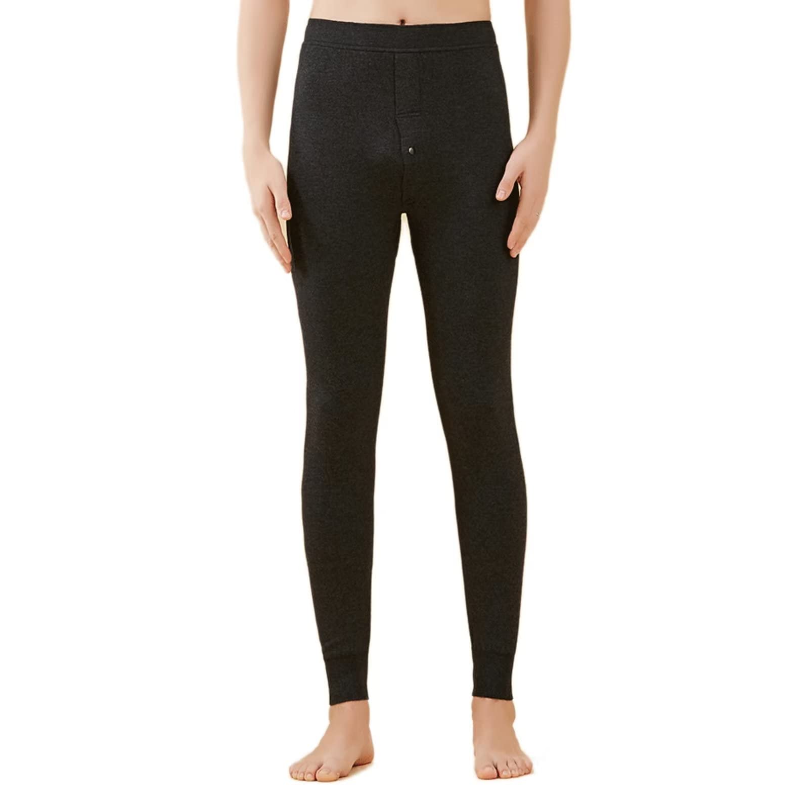Mallas Hombre Deporte Leggings Deporte Pantalón Largo de Compresión,97.2% Cachemira