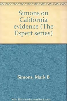 Hardcover Simons on California Evidence Book
