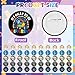 150 Pcs Autism Awareness Bracelets Badge Stickers Inspirational Motivational Set Include 50 Silicone Bracelets 50 Badges 50 Stickers for School Teacher Party Decorations Gifts(Autism Awarenes)