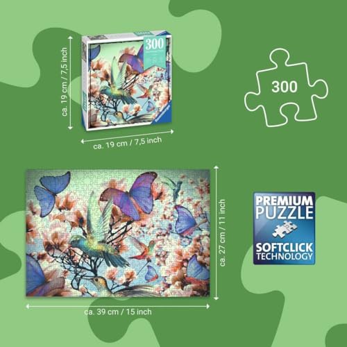 Puzzle Moment 300 pièces : Colibri Ravensburger France - vue 6