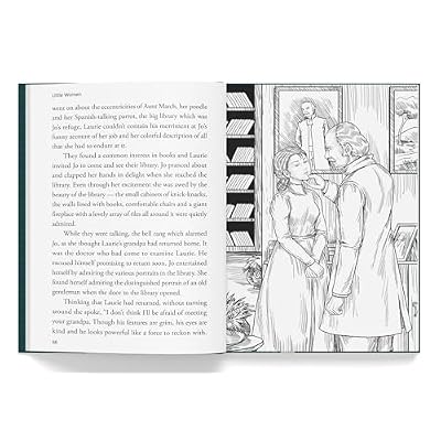 Little Women: illustrated Abridged Children Classics English Novel with Review Questions Hardcover August 12, 2021