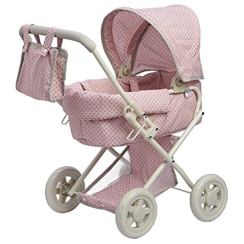 Baby 16" Doll Pram Stroller Buggy Pushchair Toy Gift by Olivia's World OL-00003 Cover