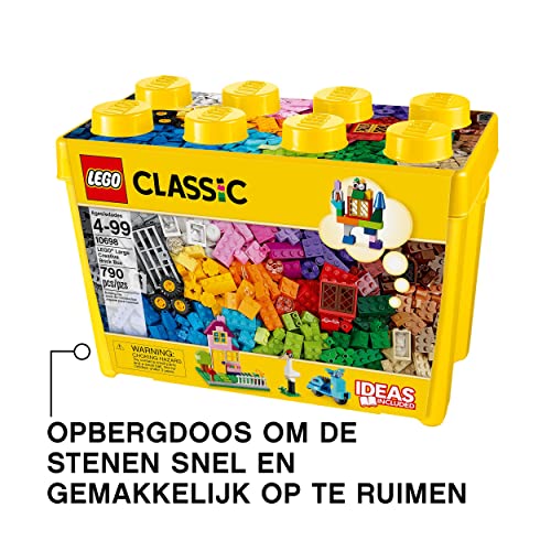 LEGO-10698-Classic-Creatieve-Grote-Opbergdoos-Creatief-Constructiespeelgoed-met-Ramen-Deuren-en-Groene-Bouwplaat