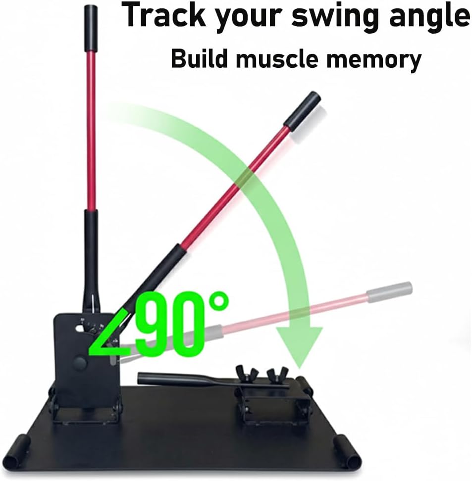 Golf Alignment Sticks and Angle Holder Set with Two Angle Holders, Works Left & Right Golf Swing Trainer, Golf Training Aids, Golf Accessories Gifts for Man and Woman