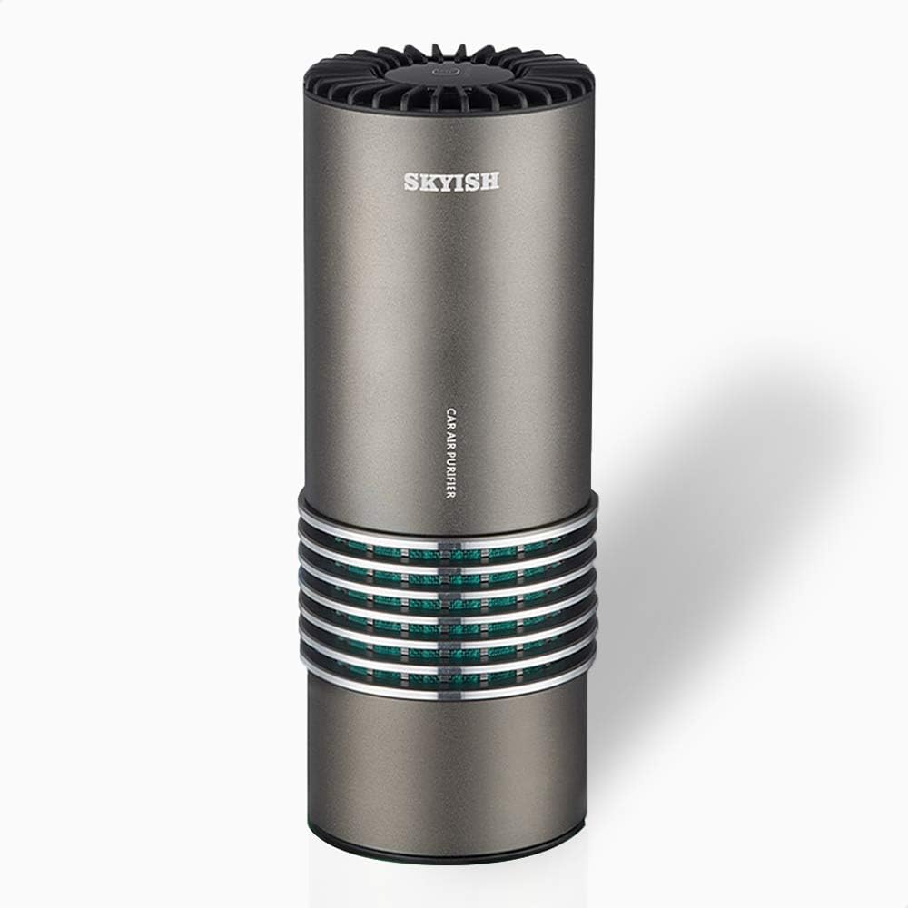 Air Purifier, True HEPA Filter, Auto Control plus Air Quality Monitor, Quiet in Car/Home, Three Purification Modes（SK-60）