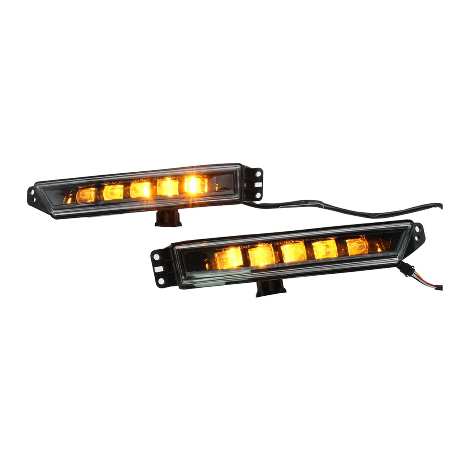 Blocchi luci antinebbia Auto Anteriore Indicatore Di Direzione Lampada Dinamica LED DRL Per CRV 2017 2018 2019 Luci Diurne Sinistra + Destra 1 Coppia