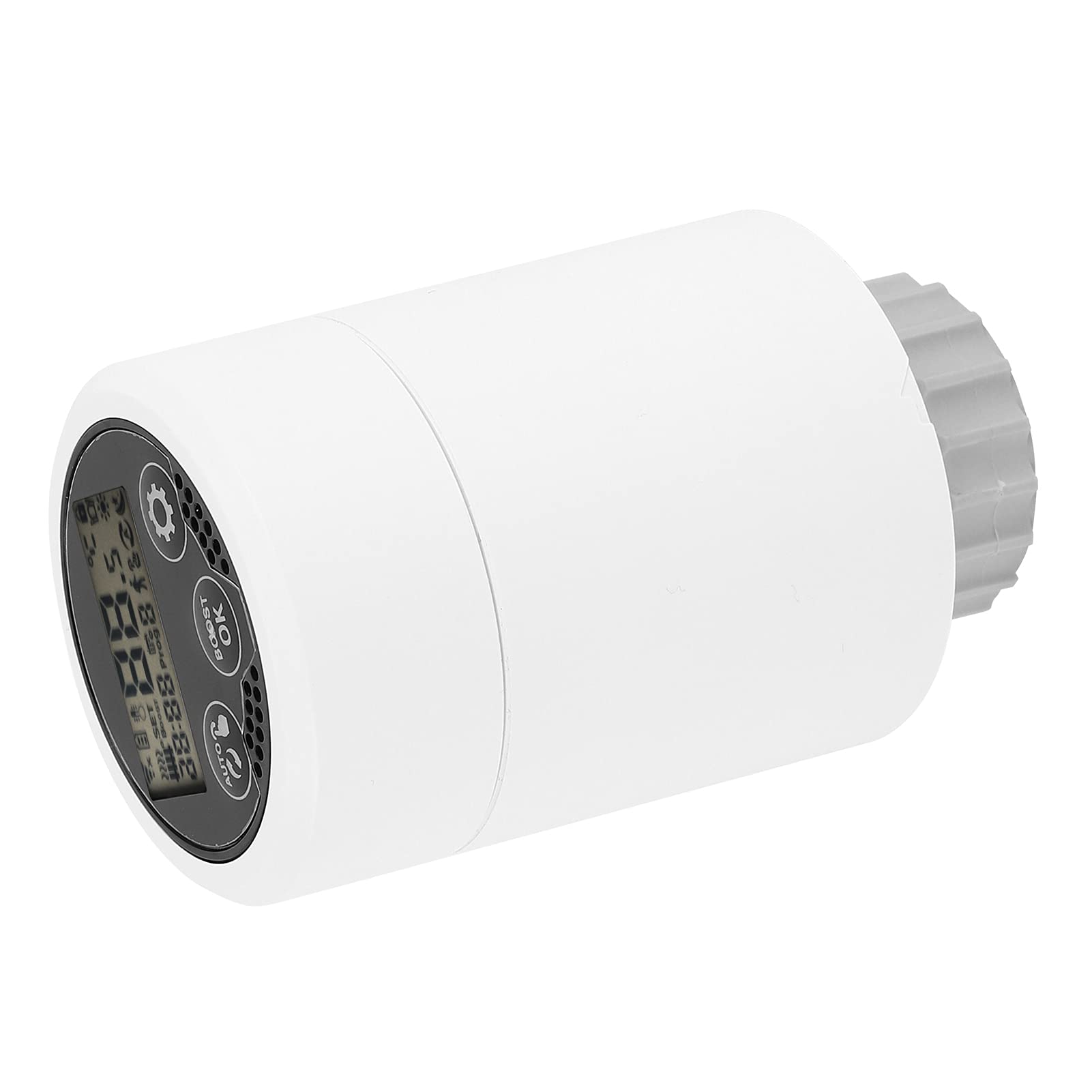 Válvula de Radiador Válvula de Radiador Inteligente Controlador de Temperatura LCD 41 a 95F 0.5C Precisión Aplicación Programa Semanal de Voz para Radiadores de Calefacción de Hoteles en el