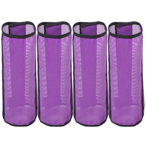 Protectores de malla transpirable para patas de caballo ABOOFAN con soporte rígido integrado 2