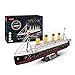 Produktbild JYTTCE 3D Dreidimensionale Puzzle LED Version Titanic DIY Simulation Assembled Schiffs-Modell-Kreuzschiff-Modell Spielzeug