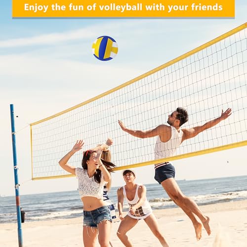 Image of Magicorange Volleyball,6 Pack Official Size 5 Volleyballs,Multicolored