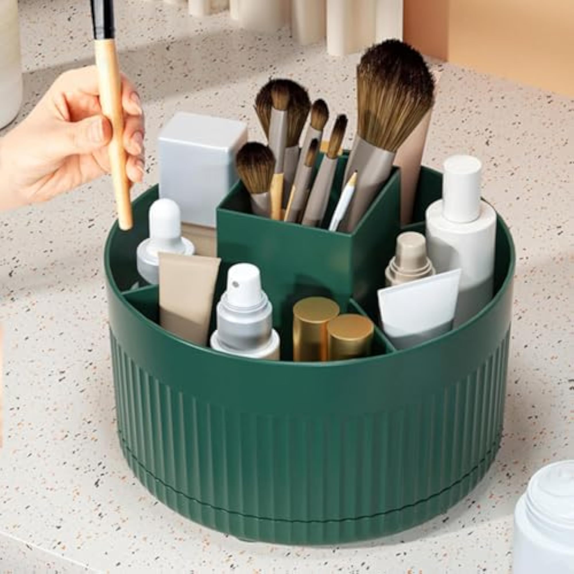 Makeup Brush Holder Pencil Pen Holder for Eyebrow Pencils