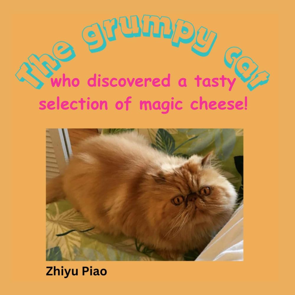 The grumpy cat who discovered a tasty selection of magic cheese!