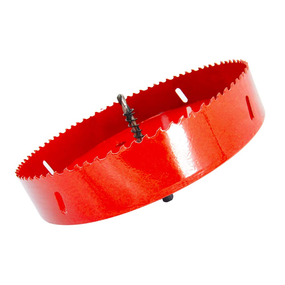 Hole Saw Drill Bit LAIWEI HSS Hole Cutter with Arbor for Wood,PVC Board and Plasterboard(7-7/8"(200mm Hole Saw)) โ image 1
