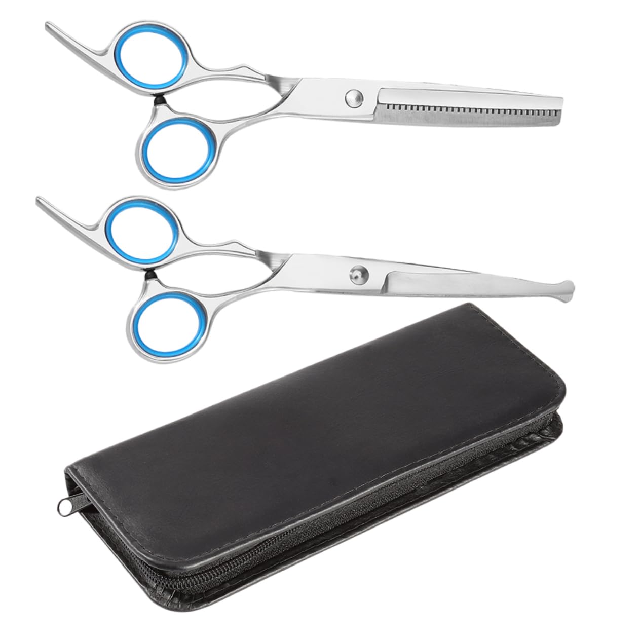 VANZACK Pet Grooming Scissors Set 2pcs Dog Cat Trimming Scissors Sharp Stainless Steel for Quick Grooming