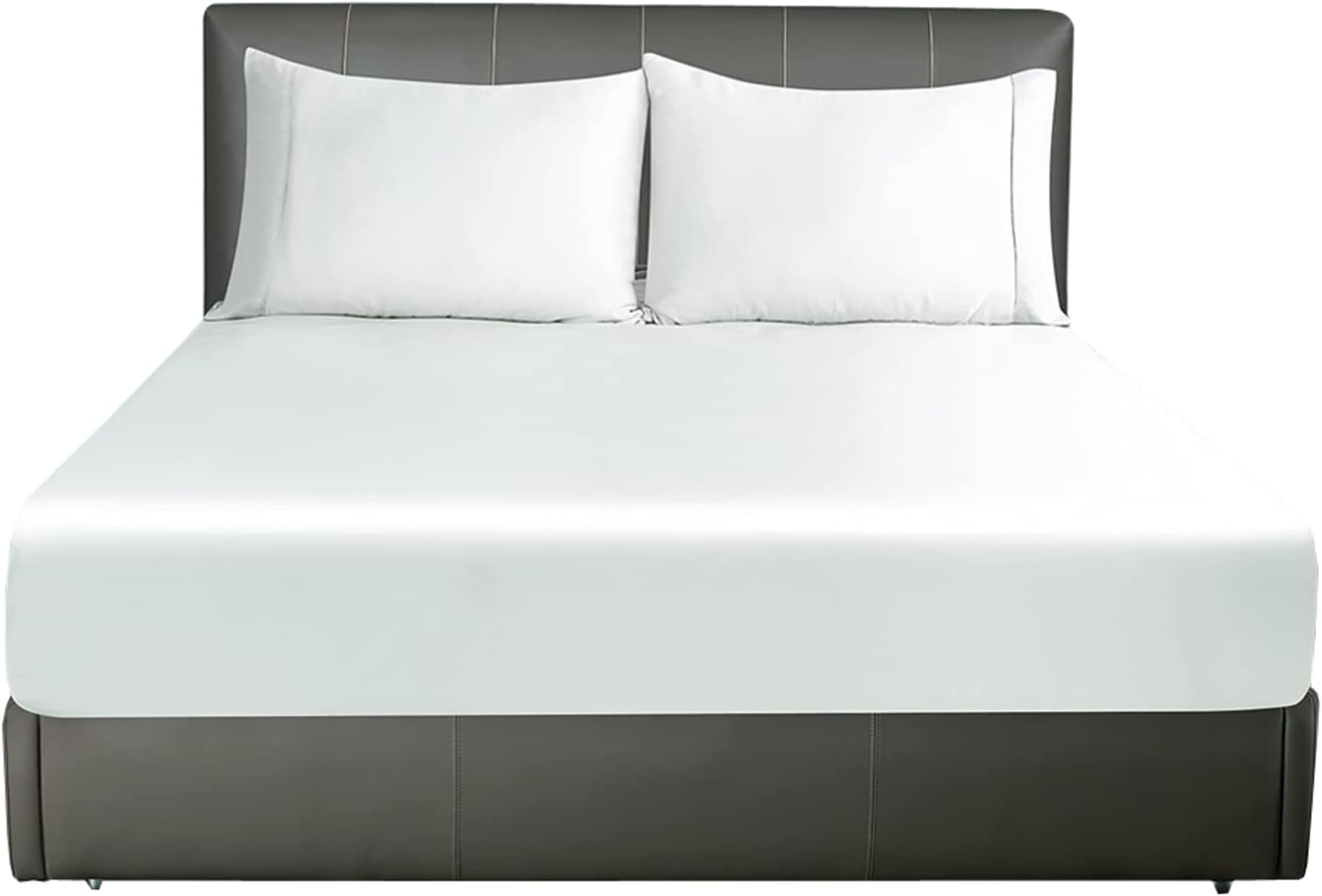 5 Star Hotel Quality Bedding 800 Thread Count 100% Pure Egyptian Cotton Luxurious Fitted Bedsheet Stretches Up To 28cm/11 inches Deep (Super King: 183x203cm + 28cm Deep box)