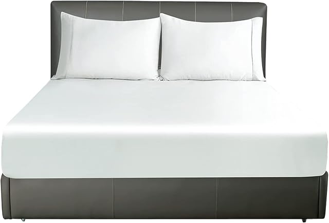5 Star Hotel Quality Bedding 800 Thread Count 100% Pure Egyptian Cotton Luxurious Fitted Bedsheet Stretches Up To 28cm/11 inches Deep (Super King: 183x203cm + 28cm Deep box)