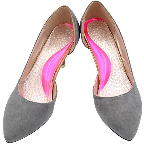 Arch Support Shoe Inserts for Women High Heels Relief from High Arch, Flat Feet, Plantar Fasciitis(Size 8 or Less)