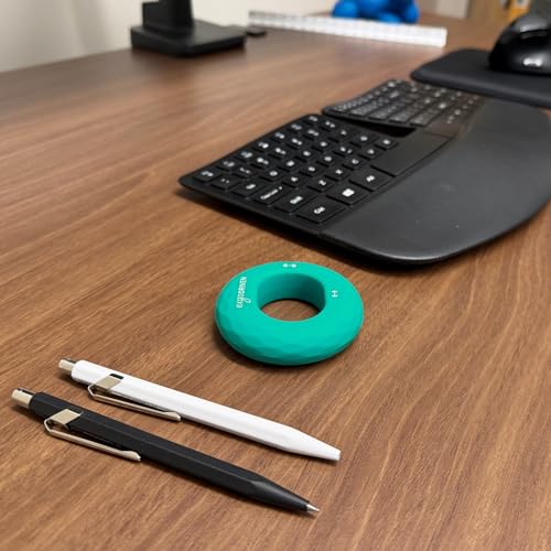 Image of Grip Strength Trainer by Ergodriven | Simple Silicone Ring with Two Resistances, Completely Free of BPA /Latex /Rubber /PFAS, Aesthetically Pleasing Desk Accessory