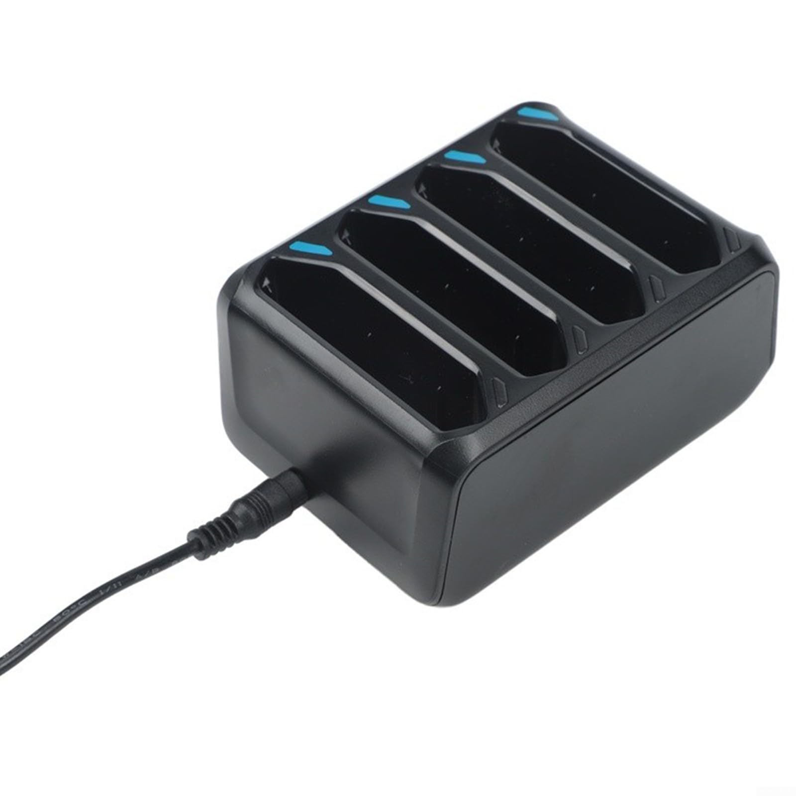 Per quad slot per caricabatterie per Zebra TC70 TC72 TC75 TC77 4A ricarica rapida docking station con connettore USB-C LED indicatore di stato circuito di protezione nero per scanner portatile