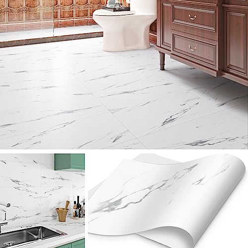 Livelynine Azulejos Adhesivos Baño Marmol Gris Claro 16 Losetas Vinilo Para Paredes De Baño 60x30cm Lavable Adhesivo Pared Cocina Suelo Vinilico Autoadhesivo Habitación Salon Vinilo Suelo Autoadhesivo