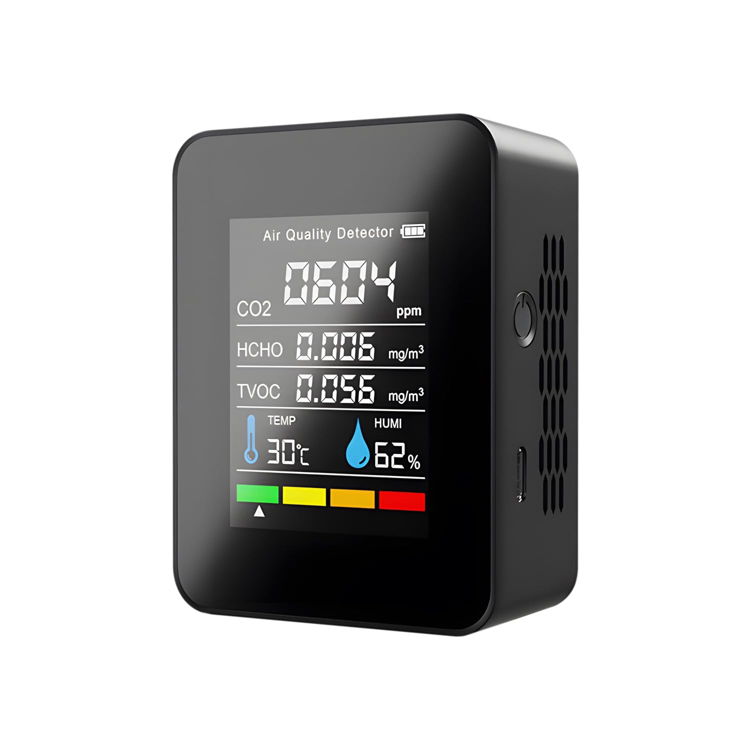 CO2 Messgerät Luftqualität 5in1 Temperatur Luftfeuchtigkeit (Neu und CO2 Messgerät Luftqualität 5in1 Temperatur Luftfeuchtigkeit (Neu und