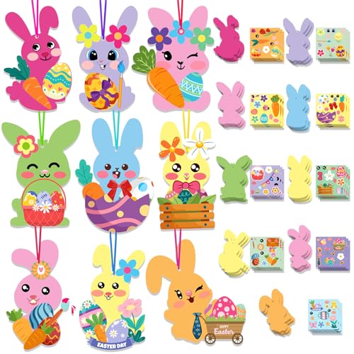 Lapins de Pâques pour sac cadeau : offrez un atelier de cartes artisanales à vos enfants