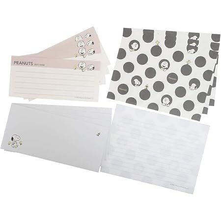 Amazon Co Jp スヌーピー 一筆箋 レター 手紙セット チェリー ピーナッツ 文房具 オフィス用品