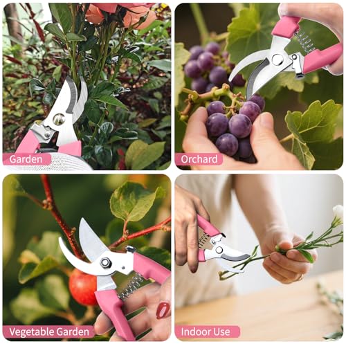 Tijeras para Flores con Cuchillas de Acero Inoxidable y Mango Ergonómico miniatura 6