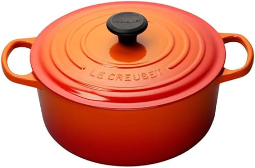 Le Creuset Signature - Horno redondo de hierro fundido esmaltado, 5-1/2 cuartos