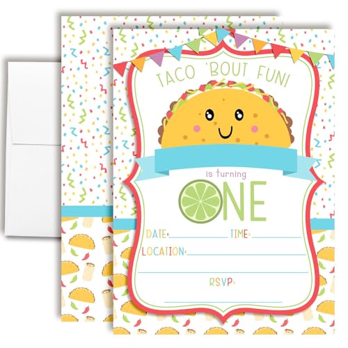 Taco 'Bout Fun Fiesta Invitations