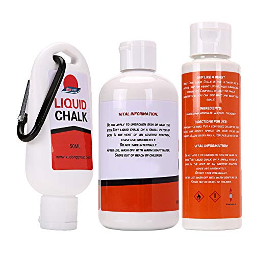 Togear Liquid Chalk, Sports Chalk, Weightlifting Chalk,Gym Chalk,Work Out Chalk Liquid Fit Grip, Rock Climbing Chalk, Chalk in a Bottle(50ml / 1.76 OZ)
