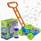 Prextex Bubble Mower, Bubble Blower Machine Outdoor Lawn Games Outdoor Push Toys