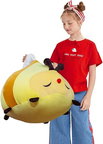 Vista 86 de ELAINREN Peluche de gatito negro ultrasuave, almohada grande para abrazar, cojín de peluche para abrazar, regalo de decoración de regalo, 31.5