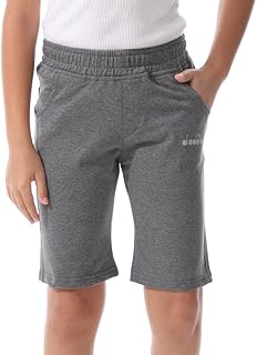 شورت قطن مطبوع للاولاد بعمر 14 سنة لون رمادي، من ديادورا