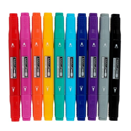 Artist's Loft Necessities Dual Tip Sketch Markers - Perfect for Drawing, Coloring, Arts & Crafts - 1 Pack