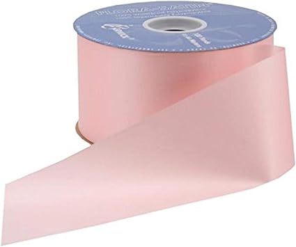 Berwick Offray Flora-Satin Ribbon 5/8" W X 100 Yards-Pink